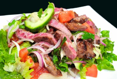 Salad-Steak-